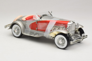 Duesenberg SJ Clark Gable's Car Hõbedane Punane ERTL 1:18 7962 Metall - pilt 4/6