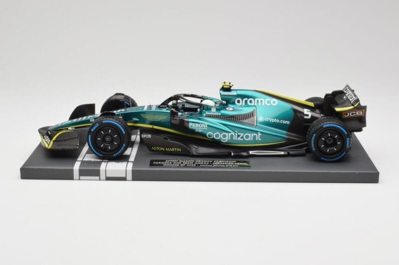 Aston Martin AMR22 Aramco #5 S. Vettel Monaco GP 2022 Minichamps 1:18 117220305 Vaik