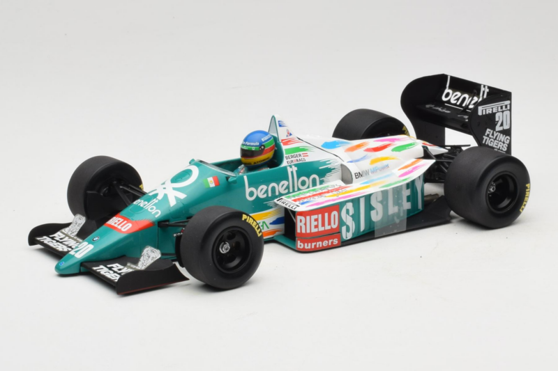 Benetton B186 #20 G. Berger F1 1986 Minichamps 1:18 80439418130 Metall
