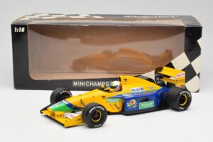 Benetton B191 #19 M. Schumacher F1 1991 Minichamps 1:18 100910119 Metall - pilt 6/6