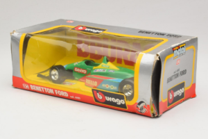 Benetton B190 Ford #20 N. Piquet F1 1990 Bburago 1:24 6102 Metall - pilt 3/3