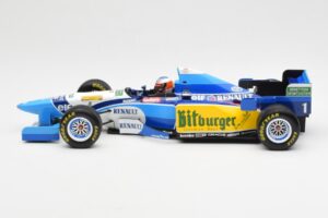 Benetton B195 Renault #1 M. Schumacher Winner Japanese GP 1995 Minichamps 1:18 510953401 Metall - pilt 3/6