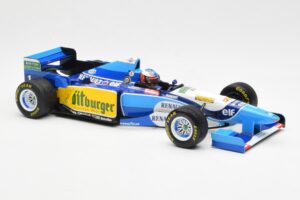Benetton B195 Renault #1 M. Schumacher Winner Japanese GP 1995 Minichamps 1:18 510953401 Metall - pilt 4/6