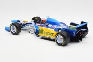 Benetton B195 Renault #1 M. Schumacher Winner Japanese GP 1995 Minichamps 1:18 510953401 Metall - pilt 5/6