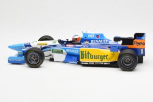 Benetton B195 Renault #1 M. Schumacher Canadian GP 1995 Minichamps 1:18 510950601 Metall - pilt 3/6