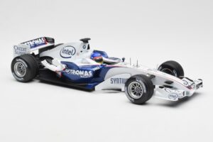 BMW Sauber F1.06 #17 J. Villeneuve F1 2006 Minichamps 1:18 100060017 Metall - pilt 4/6