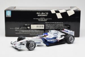 BMW Sauber F1.06 #17 J. Villeneuve F1 2006 Minichamps 1:18 100060017 Metall - pilt 6/6
