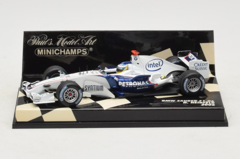 BMW Sauber F1.06 #16 N. Heidfeld BMW Sauber F1 Team 2006 Minichamps 1:43 400060016 Metall