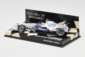 BMW Sauber F1.06 #16 N. Heidfeld Brazilian GP 2006 Minichamps 1:43 400060316 Metall - pilt 3/5