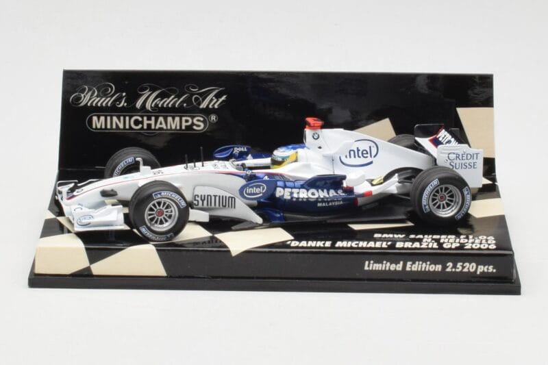 BMW Sauber F1.06 #16 N. Heidfeld Brazilian GP 2006 Minichamps 1:43 400060316 Metall