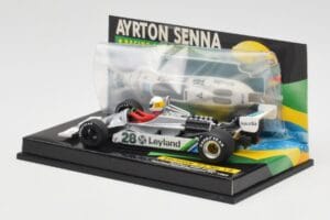 Brabham BMW BT52B A. Senna Test Car Paul Ricard 14 November 1983 Minichamps 1:43 540834399 Metall - pilt 3/5