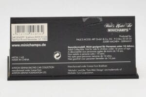 Brabham BMW BT52B A. Senna Test Car Paul Ricard 14 November 1983 Minichamps 1:43 540834399 Metall - pilt 4/5