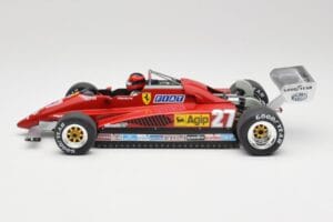 Ferrari 126C2 #27 G. Villeneuve GP Belgium 1982 MCG 1:18 MCG18629F Metall - pilt 3/6