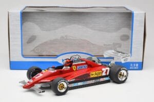 Ferrari 126C2 #27 G. Villeneuve GP Belgium 1982 MCG 1:18 MCG18629F Metall - pilt 6/6