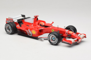 Ferrari 248 F1 #5 M. Schumacher German GP Hockenheimring 2006 Hot Wheels 1:18 J2887 Metall - pilt 4/6