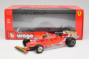 Ferrari 312T4 #12 G. Villeneuve South African Grand Prix 1979 Bburago 1:18 18-16814 Metall - pilt 6/6