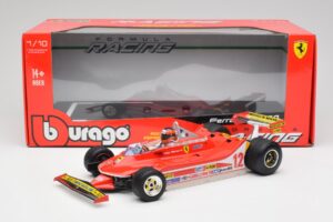 Ferrari 312T4 #12 G. Villeneuve United States Grand Prix East Winner 1979 Bburago 1:18 18-16814-18-01546 Metall - pilt 6/6