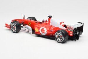 Ferrari F2003-GA #2 R. Barrichello F1 2003 Hot Wheels 1:18 B1024 Metall - pilt 5/6