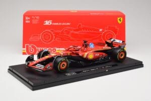 Ferrari SF-24 #16 C. Leclerc Emilia Romagna Grand Prix 2024 Bburago 1:18 18-16821-L-IMOLA-SHOWCASE Metall - pilt 7/7