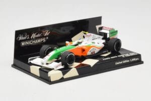 Force India Mercedes VJM02 #21 G. Fisichella Showcar 2009 Minichamps 1:43 400090091 Metall - pilt 2/5