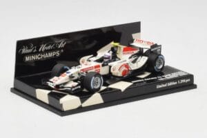 Honda RA106 A. Davidson Test Driver F1 2006 Minichamps 1:43 400060036 Metall - pilt 2/5