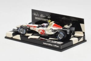 Honda RA106 A. Davidson Test Driver F1 2006 Minichamps 1:43 400060036 Metall - pilt 3/5