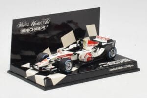 Honda RA106 #12 J. Button Hungarian GP Winner F1 2006 Minichamps 1:43 400060112 Metall - pilt 2/5