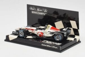 Honda RA106 #12 J. Button Hungarian GP Winner F1 2006 Minichamps 1:43 400060112 Metall - pilt 3/5