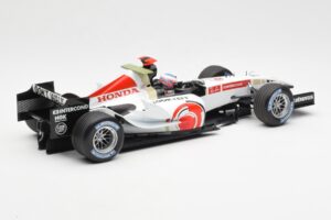 Honda RA106 Honda Racing Team R. Barrichello F1 Showcar 2006 Minichamps 1:18 08MF1-06B-CRB18 Metall - pilt 2/6