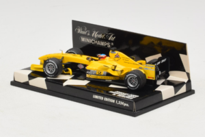Jordan EJ14 Ford #18 N. Heidfeld Jordan Ford F1 Team Showcar 2004 Minichamps 1:43 400040088 Metall - pilt 3/5