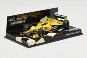 Jordan Honda EJ11 #7 H-H. Frentzen F1 2001 Minichamps 1:43 400010011 Metall - pilt 2/5