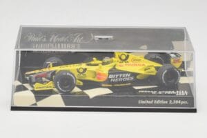 Jordan Honda EJ11 #7 H-H. Frentzen F1 2001 Minichamps 1:43 400010011 Metall - pilt 5/5