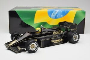 Lotus Renault 97T John Player Special #12 A. Senna Portuguese GP 1985 1st Victory Minichamps 1:12 540851292 Metall - pilt 8/8