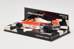 McLaren Ford M26 B. Giacomelli British GP 1978 Minichamps 1:43 530784333 Metall - pilt 3/5