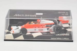 McLaren Ford M26 B. Giacomelli British GP 1978 Minichamps 1:43 530784333 Metall - pilt 5/5