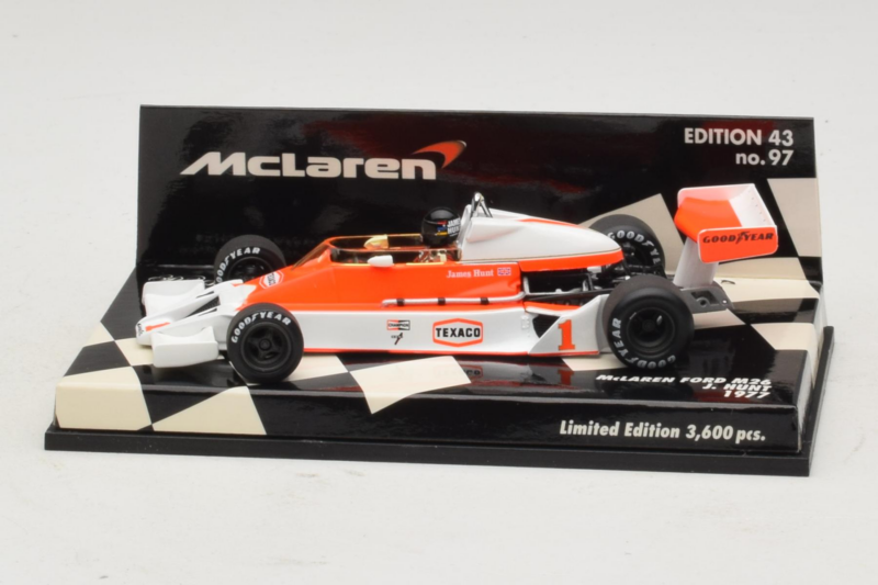 McLaren M26 Ford J. Hunt F1 1977 Minichamps 1:43 530774301 Metall