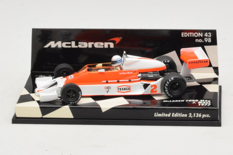 McLaren M26 Ford J. Mass F1 1977 Minichamps 1:43 530774302 Metall