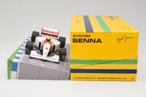 McLaren Ford MP4/8 #8 A. Senna Winner Australian GP 1993 Minichamps 1:18 543933838 Metall - pilt 6/7