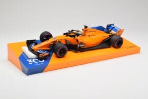 McLaren MCL33 #14 F. Alonso Canadian Grand Prix 300th Start 2018 Minichamps 1:18 533184014 Metall - pilt 2/6