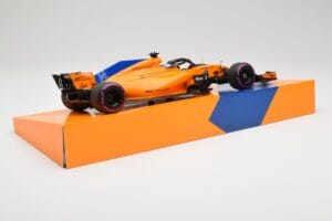 McLaren MCL33 #14 F. Alonso Canadian Grand Prix 300th Start 2018 Minichamps 1:18 533184014 Metall - pilt 3/6