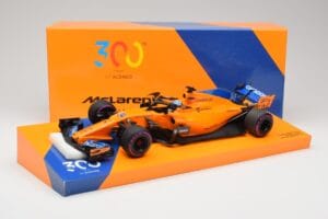 McLaren MCL33 #14 F. Alonso Canadian Grand Prix 300th Start 2018 Minichamps 1:18 533184014 Metall - pilt 6/6