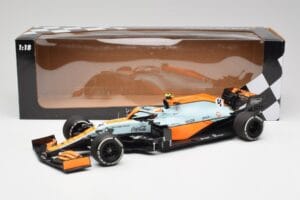 McLaren MCL35M #4 L. Norris Monaco GP 2021 Minichamps 1:18 530212404 Metall - pilt 6/7