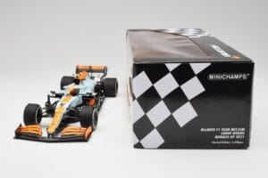 McLaren MCL35M #4 L. Norris Monaco GP 2021 Minichamps 1:18 530212404 Metall - pilt 7/7