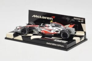 McLaren Mercedes MP4-23 #23 H. Kovalainen Showcar 2008 Minichamps 1:43 530084393 Metall - pilt 3/5