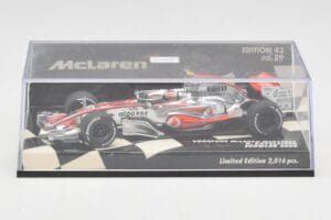 McLaren Mercedes MP4-23 #23 H. Kovalainen Showcar 2008 Minichamps 1:43 530084393 Metall - pilt 5/5