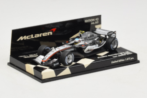 McLaren MP4-20 Mercedes A. Wurz F1 2005 Minichamps 1:43 530054355 Metall - pilt 2/5