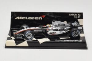McLaren Mercedes MP4-20 #10 J-P. Montoya Race Car 2005 Minichamps 1:43 530054310 Metall