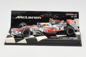 McLaren Mercedes MP4-22 #2 L. Hamilton Race Car 2007 Minichamps 1:43 530074302 Metall