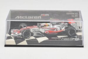 McLaren Mercedes MP4-22 #2 L. Hamilton Race Car 2007 Minichamps 1:43 530074302 Metall - pilt 5/5