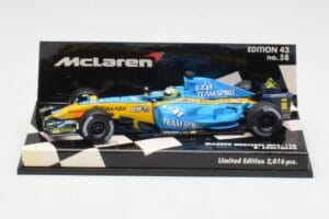 McLaren MP4-19B #5 D. Coulthard F1 2004 Minichamps 1:43 530044315 Metall